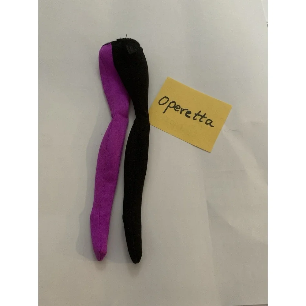 Monster High Doll G1 Operetta Freaky Fusion Purple & Black‎ Tights